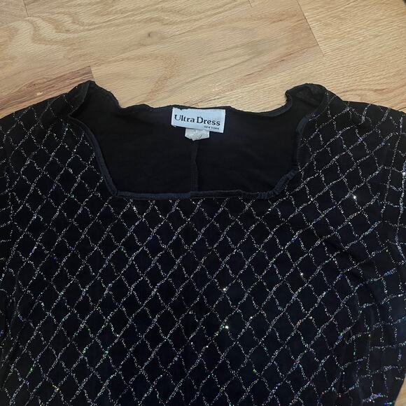 90s Ultra Dress Rainbow‎ Glitter Dress - Picture 5 of 5